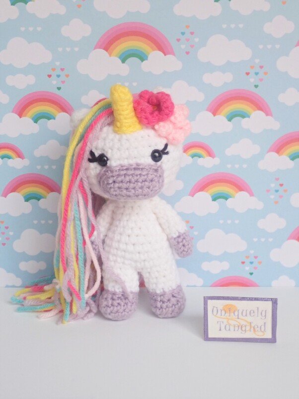 Radiant the Unicorn - Crochet Amigurumi PDF- English