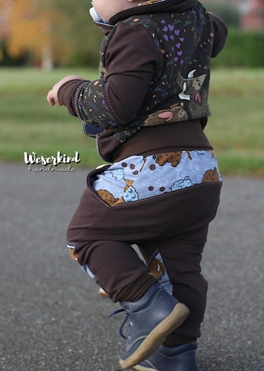 Nähanleitung und Schnittmuster: Hoodie für Kinder