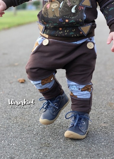 Nähanleitung und Schnittmuster: Hoodie für Kinder