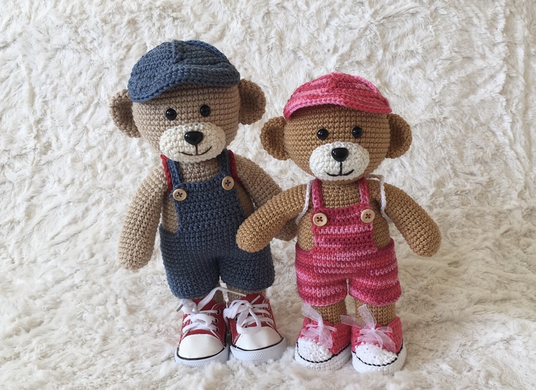 Häkelanleitung Theo und Thea Teddy
