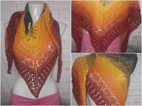 Häkelanleitung - Tuch "Belestra"