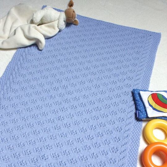 Strickanleitung Babydecke "Sidney" 760021