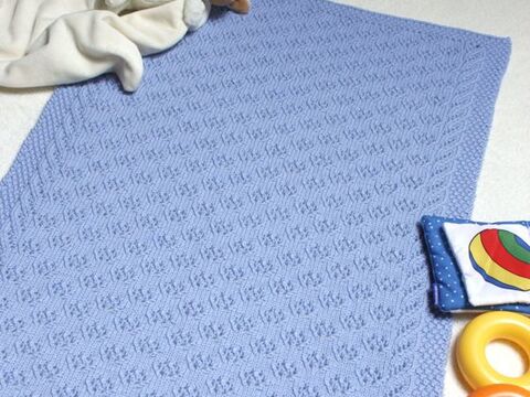 Strickanleitung Babydecke "Sidney" 760021