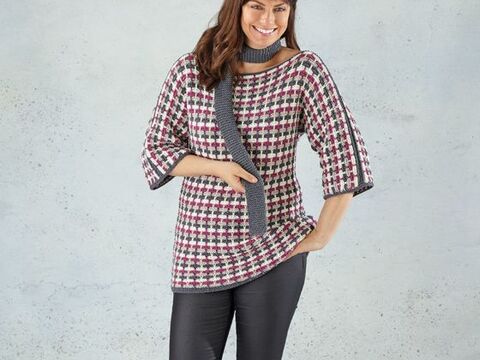 Strickanleitung Damenpullover &quot;Ancona&quot; 760030