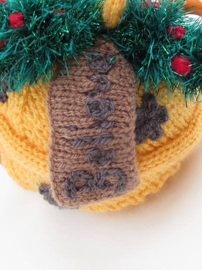 Santa Believe Bell Tea Cosy Knitting Pattern