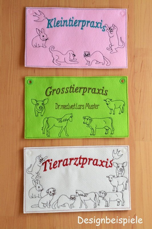 ITH Schilder Tierarzt für den 16x26 Rahmen - Bild 3