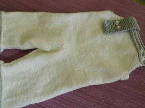 Strickanleitung Babylatzhose Gr.62/68