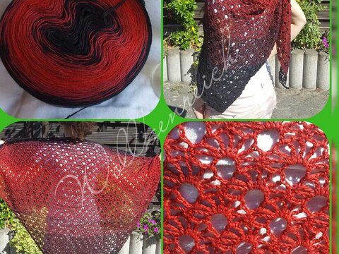 Tuch "Hasken Rana" von Wollkenreich