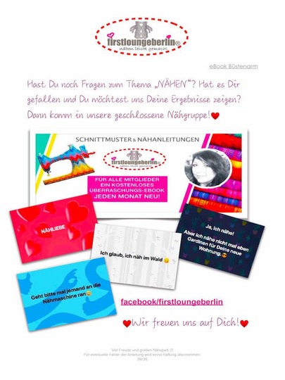 Büstenarm Arm für Schneiderbüste S - XL Schnittmuster nähen & Anleitung DIY firstloungeberlin Unisex