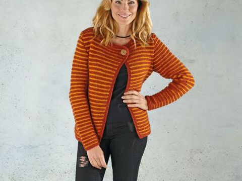 Strickanleitung Damenjacke "Como" 760003