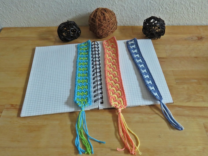 Lesezeichen im Mosaik- Muster