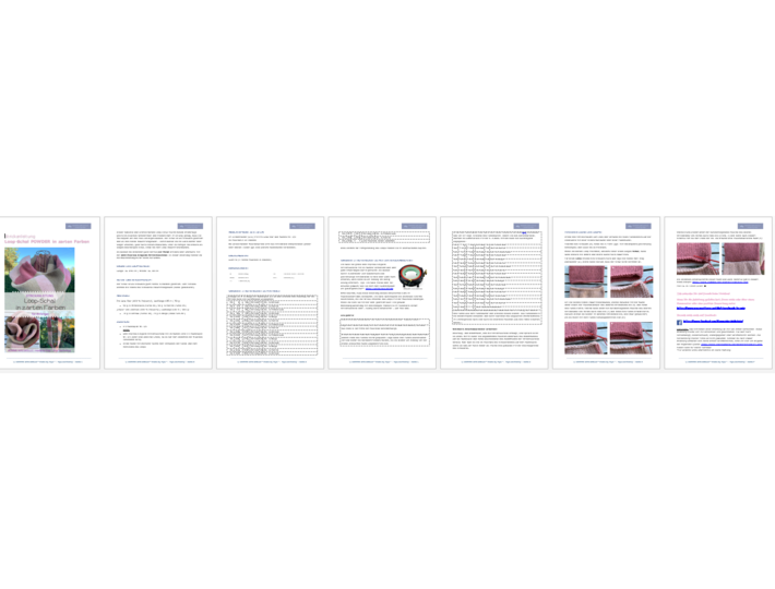 Strickanleitung - Warmer XXL-Loop-Schal "Powder"