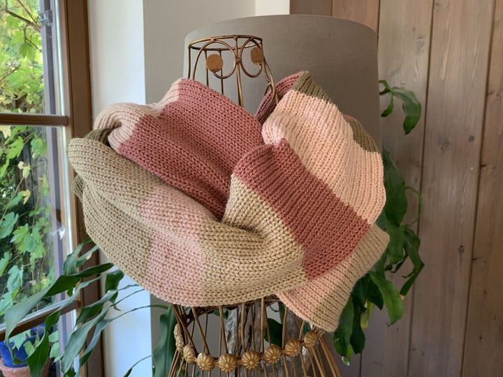 Strickanleitung - Warmer XXL-Loop-Schal "Powder"