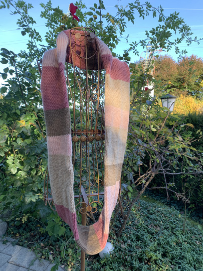 Strickanleitung - Warmer XXL-Loop-Schal "Powder"