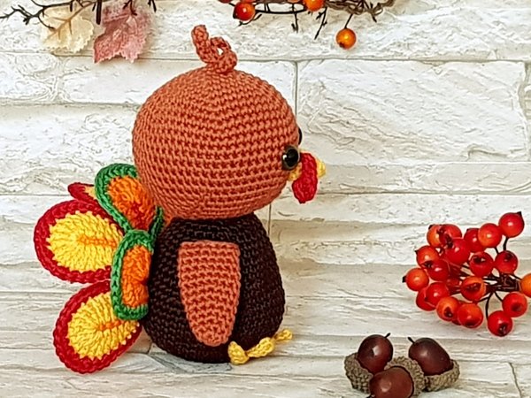 Toby, the Turkey - Amigurumi Crochet Pattern