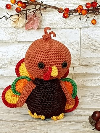Toby, the Turkey - Amigurumi Crochet Pattern
