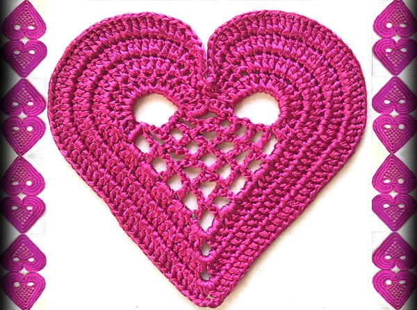 schönes, flaches Herz