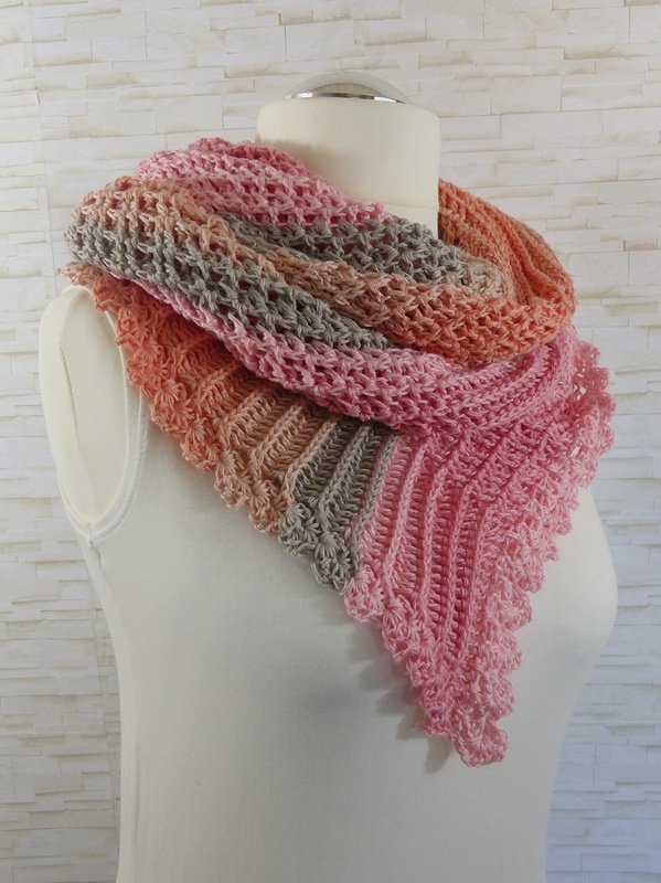 Tufanti Häkelanleitung für ein XXL-Tuch - Charity Verborgene Engel - Bild 3