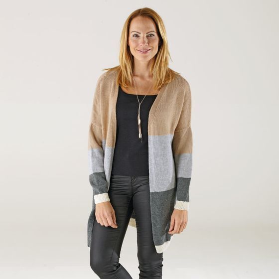 Strickanleitung Damenjacke "Merino Extrafein" 760072