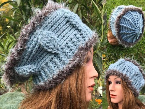 Reliefstäbchen Mütze/Kappe "Eislady"