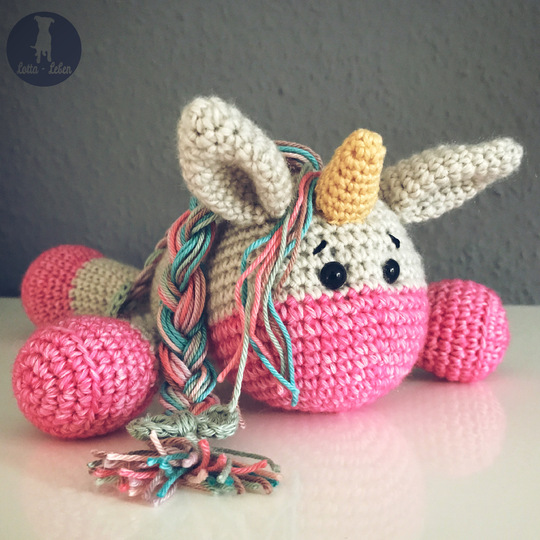 Häkelanleitung Einhorn