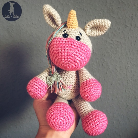 Häkelanleitung Einhorn