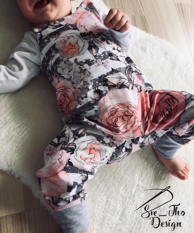 Strampler "Friderik" Gr. 50-92 - Nähanleitung Schnittmuster Beamer - Bild 2