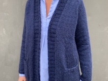 Strickjacke mit Raglanschräge, Strickanleitung