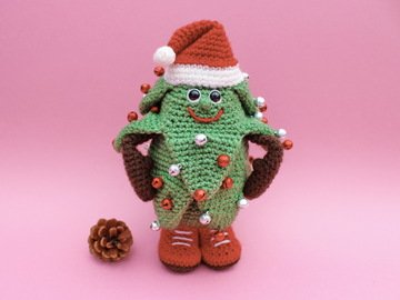 Amigurumi Christmas Tree Doll PDF Crochet Pattern