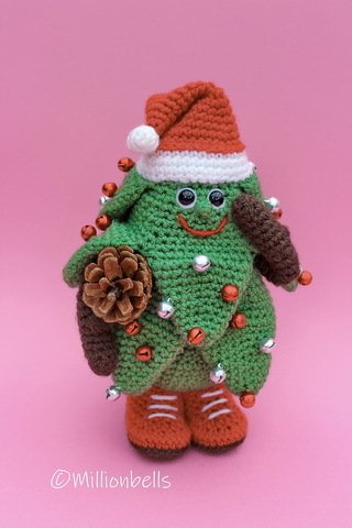Amigurumi Christmas Tree Doll PDF Crochet Pattern - Image 6