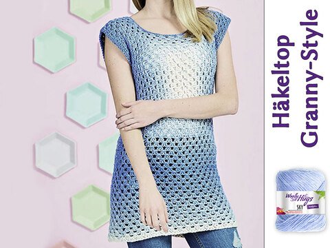 HÄKELTOP GRANNY-STYLE