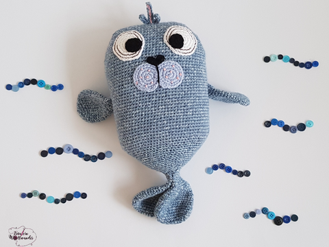 Häkelanleitung > Kuschelbuddie No.8 Robbe Ruby <