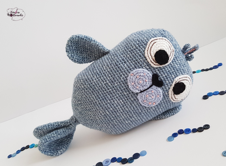 Häkelanleitung > Kuschelbuddie No.8 Robbe Ruby <