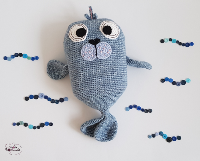 Häkelanleitung > Kuschelbuddie No.8 Robbe Ruby <