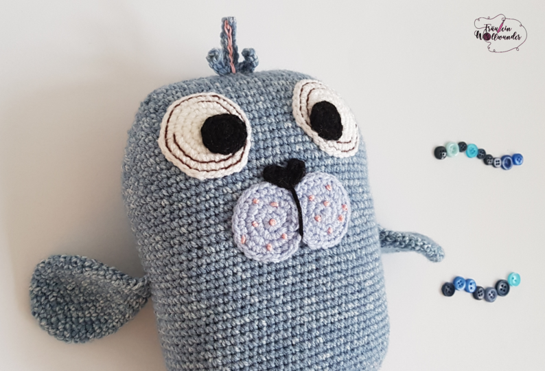 Häkelanleitung > Kuschelbuddie No.8 Robbe Ruby <