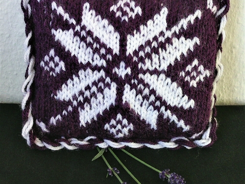 Anleitung: Schneeflocken-Duftkissen