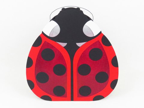 St. Martins-Laterne – Marienkäfer – Bastelanleitung und Vorlagen