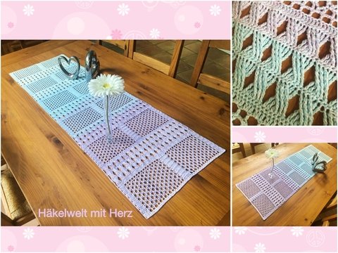 Häkeln / Tischläufer "CATWALK"
