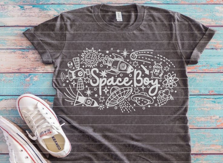 Space Boy Plotterdatei SVG DXF