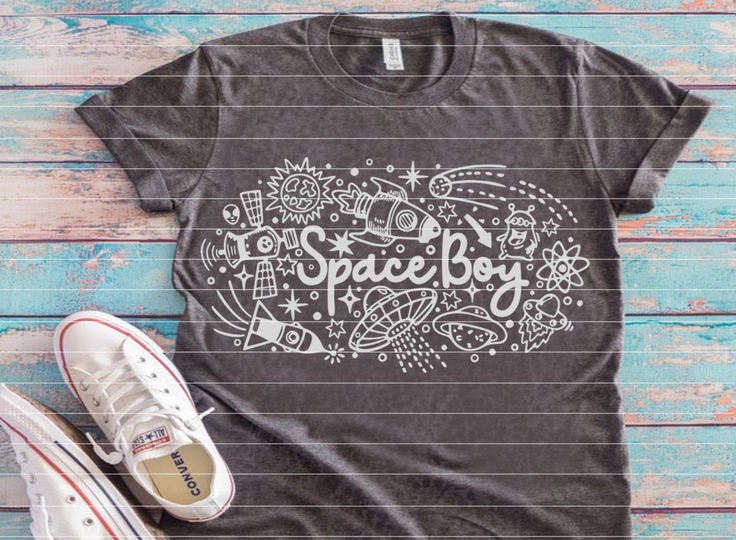 Space Boy Plotterdatei SVG DXF FCM