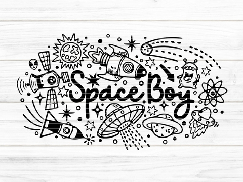 Space Boy Plotterdatei SVG DXF FCM