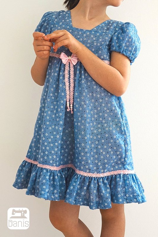 Festkleid Vasilia 74-164 Schnittmuster Nähanleitung - Bild 19