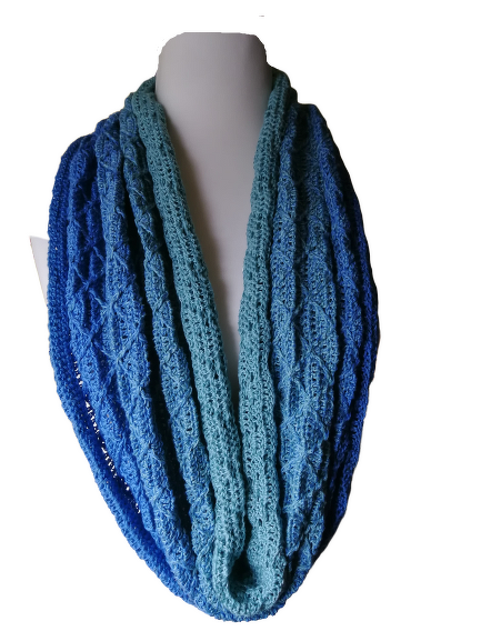 Häkelanleitung Loop/Schal "diamond" - Bild 2