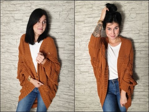 157 Strickanleitung Seelenwärmer Over Size Herbstgeflüster