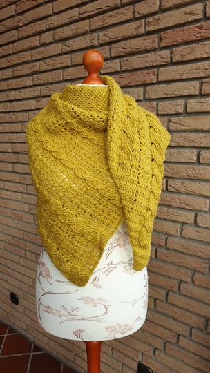 Tuch verzopfter Wintertraum