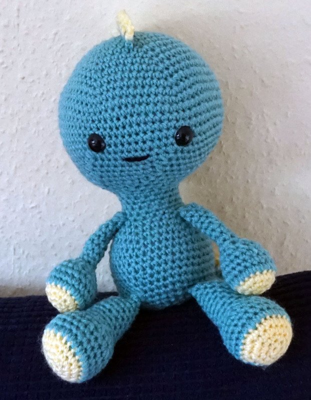 Amigurumi Häkelanleitung für den Dino Sauriefi - Bild 2