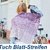 Tuch Blatt-Streifen Tunesisch Häkeln