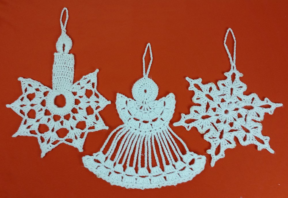 Häkelanleitungen - Weihnachtsdekoration