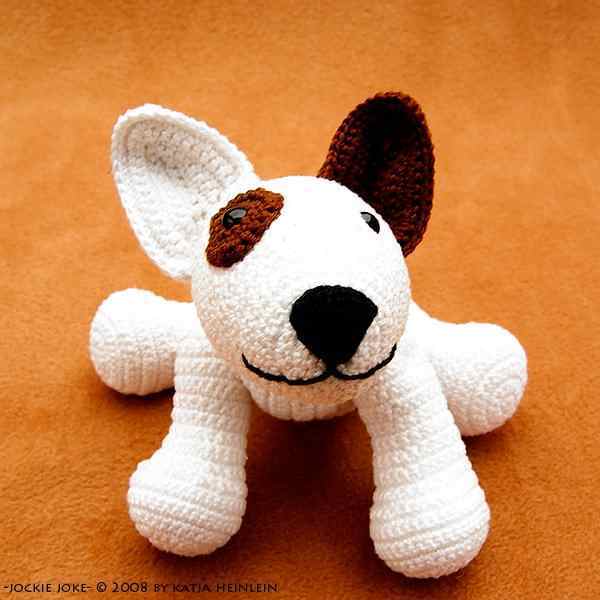 Amigurumi PDF Häkelanleitung bull terrier hund bully Jokie Joke by Katja Heinlein Anleitung tier häkeln häkelfigur tierfigur häkelmuster - Bild 2