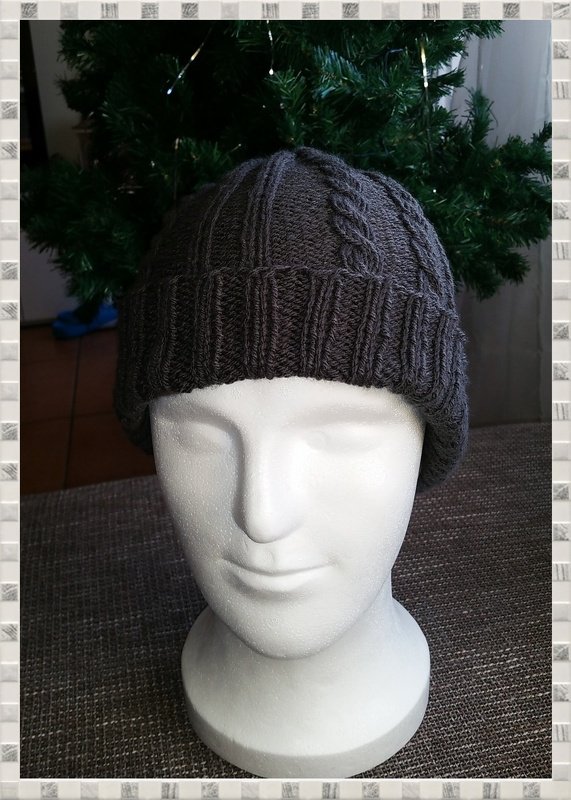 Strickanleitung Männermütze für alle Größen nutzbar